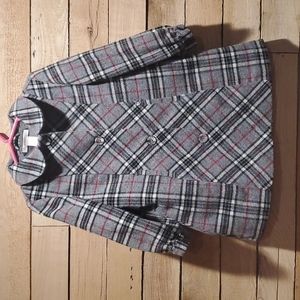 2T-3T Janie and Jack Plaid Girls Coat